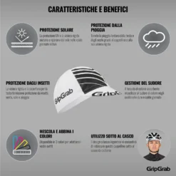 GripGrab Classic Cycling Cap - Fietsmuts - White -Aanbiedingen Rijwiel Kleding Winkel gripgrab classic cycling cap white 7 1189337