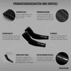 GripGrab Classic Thermal Armwarmers - Black -Aanbiedingen Rijwiel Kleding Winkel gripgrab classic thermal arm warmers black 4 1094590