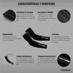 GripGrab Classic Thermal Armwarmers - Black -Aanbiedingen Rijwiel Kleding Winkel gripgrab classic thermal arm warmers black 5 1094591