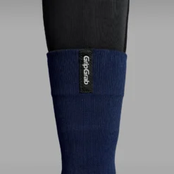 GripGrab Flandrien Waterproof Wielren Overschoenen - Navy Blue -Aanbiedingen Rijwiel Kleding Winkel gripgrab flandrien waterproof knitted road shoe covers navy blue 8 1094270