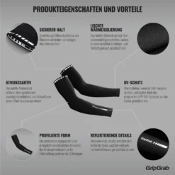 GripGrab Light Overgang Armwarmers - Black 24 GripGrab Light Overgang Armwarmers - Black -Aanbiedingen Rijwiel Kleding Winkel gripgrab light midseason arm warmers black 4 1094570