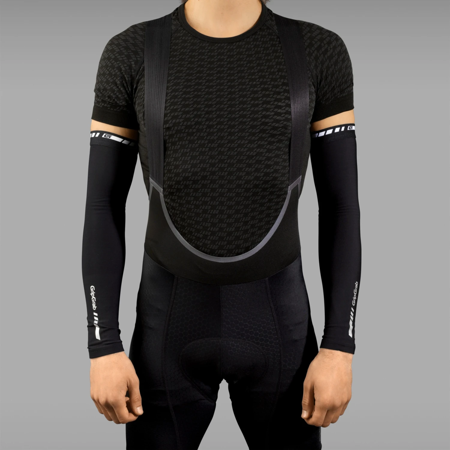 GripGrab Light Overgang Armwarmers - Black 12 GripGrab Light Overgang Armwarmers - Black - Afbeelding 10