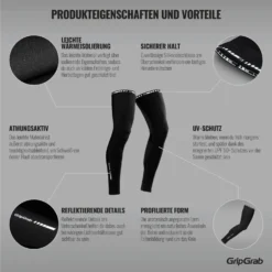 GripGrab Light Overgang Beenwarmers - Black -Aanbiedingen Rijwiel Kleding Winkel gripgrab light midseason leg warmers black 4 1094528