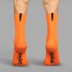 GripGrab Lightweight SL Sokken - Orange Hi-Vis -Aanbiedingen Rijwiel Kleding Winkel gripgrab lightweight sl socks orange hi vis 9 1199286