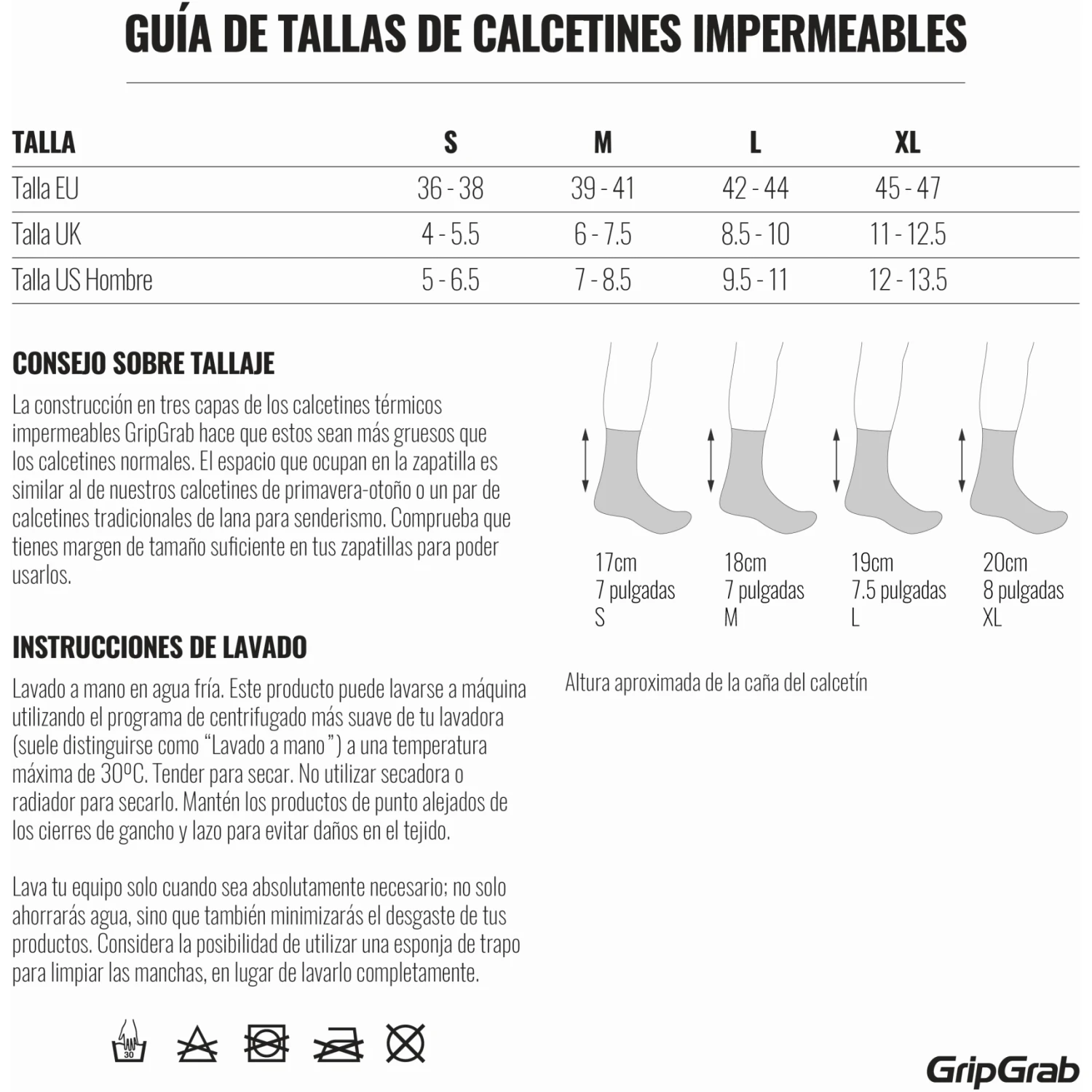 GripGrab Lichtgewicht Waterdichte Sokken - Black 21 GripGrab Lichtgewicht Waterdichte Sokken - Black - Afbeelding 19