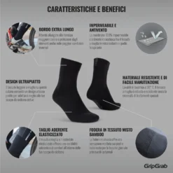 GripGrab Lichtgewicht Waterdichte Sokken - Black 27 GripGrab Lichtgewicht Waterdichte Sokken - Black -Aanbiedingen Rijwiel Kleding Winkel gripgrab lightweight waterproof sock black 6 1094350