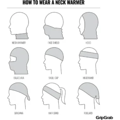 GripGrab Multifunctional Nek Warmer - Red -Aanbiedingen Rijwiel Kleding Winkel gripgrab multifunctional neck warmer black 8 1199733