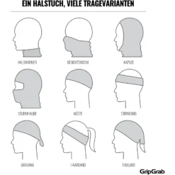 GripGrab Multifunctional Nek Warmer - Red -Aanbiedingen Rijwiel Kleding Winkel gripgrab multifunctional neck warmer black 9 1199734