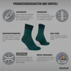 GripGrab Original Stripes Crew Sokken - Green 21 GripGrab Original Stripes Crew Sokken - Green -Aanbiedingen Rijwiel Kleding Winkel gripgrab original stripes crew socks green 4 1094437