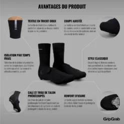 GripGrab Primavera Overschoentjes - Black -Aanbiedingen Rijwiel Kleding Winkel gripgrab primavera midseason cover socks black 4 1200119