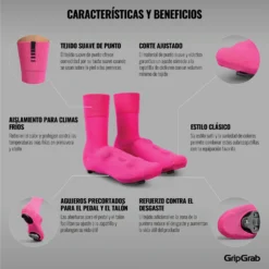 GripGrab Primavera Overschoentjes - Pink -Aanbiedingen Rijwiel Kleding Winkel gripgrab primavera midseason cover socks pink 4 1200178