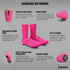 GripGrab Primavera Overschoentjes - Pink -Aanbiedingen Rijwiel Kleding Winkel gripgrab primavera midseason cover socks pink 5 1200180