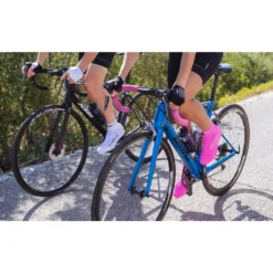 GripGrab RaceAero Hi-Vis Lichtgewicht Lycra Overschoen - Pink Hi-Vis -Aanbiedingen Rijwiel Kleding Winkel gripgrab raceaero hi vis lightweight lycra shoe cover pink hi vis 9 1200504 1