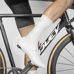 GripGrab RaceAero TT Raceday Lycra Overschoen 2 - White -Aanbiedingen Rijwiel Kleding Winkel gripgrab raceaero tt raceday lycra shoe cover 2 white 5 916000