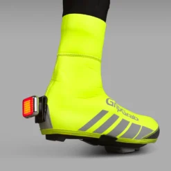 GripGrab RaceThermo Hi-Vis Waterdichte Winter Overschoenen - Yellow Hi-Vis -Aanbiedingen Rijwiel Kleding Winkel gripgrab racethermo hi vis waterproof winter shoe cover yellow hi vis 6 1094098