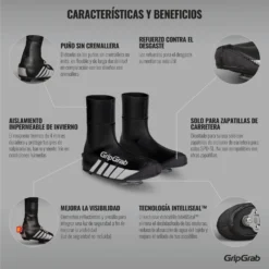 GripGrab RaceThermo Waterdichte Winter Overschoenen - Black -Aanbiedingen Rijwiel Kleding Winkel gripgrab racethermo waterproof winter shoe cover black 3 1094087