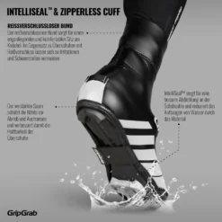 GripGrab RaceThermo Waterdichte Winter Overschoenen - Black -Aanbiedingen Rijwiel Kleding Winkel gripgrab racethermo waterproof winter shoe cover black 6 1094090