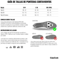 GripGrab Winddichte Tenen Overschoenen - Black -Aanbiedingen Rijwiel Kleding Winkel gripgrab windproof hi vis toe covers yellow hi vis 16 1202432 1