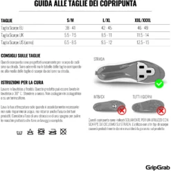 GripGrab Winddichte Tenen Overschoenen - Black -Aanbiedingen Rijwiel Kleding Winkel gripgrab windproof hi vis toe covers yellow hi vis 18 1202434 1