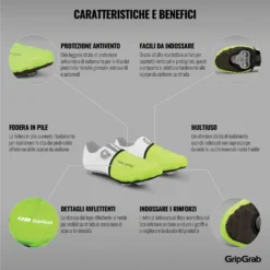 GripGrab Windproof Hi-Vis Toe Overschoenen - Yellow Hi-Vis -Aanbiedingen Rijwiel Kleding Winkel gripgrab windproof hi vis toe covers yellow hi vis 6 1202431