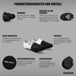 GripGrab Winddichte Tenen Overschoenen - Black -Aanbiedingen Rijwiel Kleding Winkel gripgrab windproof toe covers black 3 1202442
