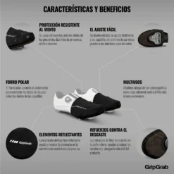 GripGrab Winddichte Tenen Overschoenen - Black -Aanbiedingen Rijwiel Kleding Winkel gripgrab windproof toe covers black 4 1202443