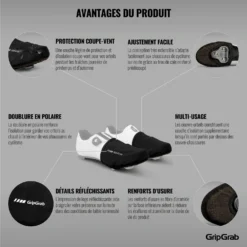 GripGrab Winddichte Tenen Overschoenen - Black -Aanbiedingen Rijwiel Kleding Winkel gripgrab windproof toe covers black 5 1202444