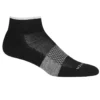 Icebreaker Multisport Light Mini Sokken Dames - Zwart/Snow/Metro Heather -Aanbiedingen Rijwiel Kleding Winkel icebreaker womens multisport light mini socks black snow 1 1039286 1164024