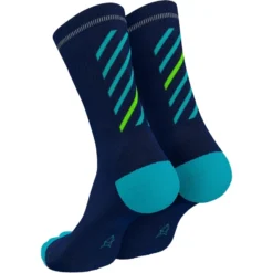 INCYLENCE Merino Rise Sokken - Navy Canary -Aanbiedingen Rijwiel Kleding Winkel incylence merino rise socks navy canary 2 1357603