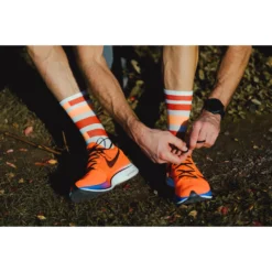 INCYLENCE Ultralight Spins Sokken - Orange Red -Aanbiedingen Rijwiel Kleding Winkel incylence ultralight spins socks orange red 5 1021430