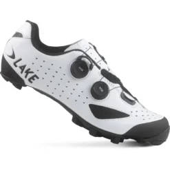 Lake MX 238-X Wide Gravelschoenen - Clarino Microfiber - Wit/zwart -Aanbiedingen Rijwiel Kleding Winkel lake mx 238 x wide gravel shoe white black clarino 3 1408362