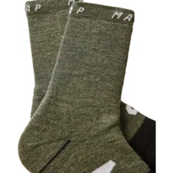 MAAP Apex Wool Sokken - Olive -Aanbiedingen Rijwiel Kleding Winkel maap apex wool socks olive 3 1331284