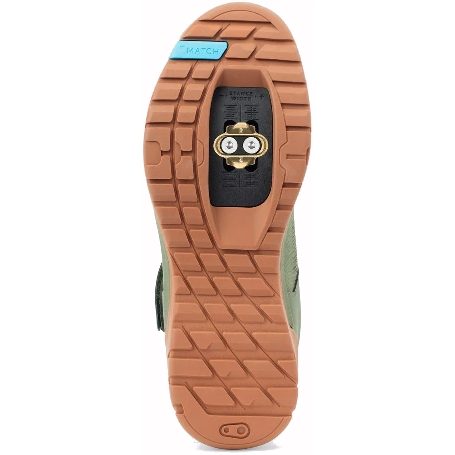 Crankbrothers Mallet E Speedlace MTB-Schoenen - Groen/blauw 5 Crankbrothers Mallet E Speedlace MTB-Schoenen - Groen/blauw - Afbeelding 3