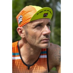 Nalini Summer Pet - Orange/lime 4500 -Aanbiedingen Rijwiel Kleding Winkel nalini summer cap orange lime 4500 3 1432876