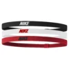 Nike Elastic Hoofdbanden 2.0 (Set Van 3) - Black/white/university Red 083 -Aanbiedingen Rijwiel Kleding Winkel nike elastic haarband 2 0 3er pack black white university red 083 1 1177777