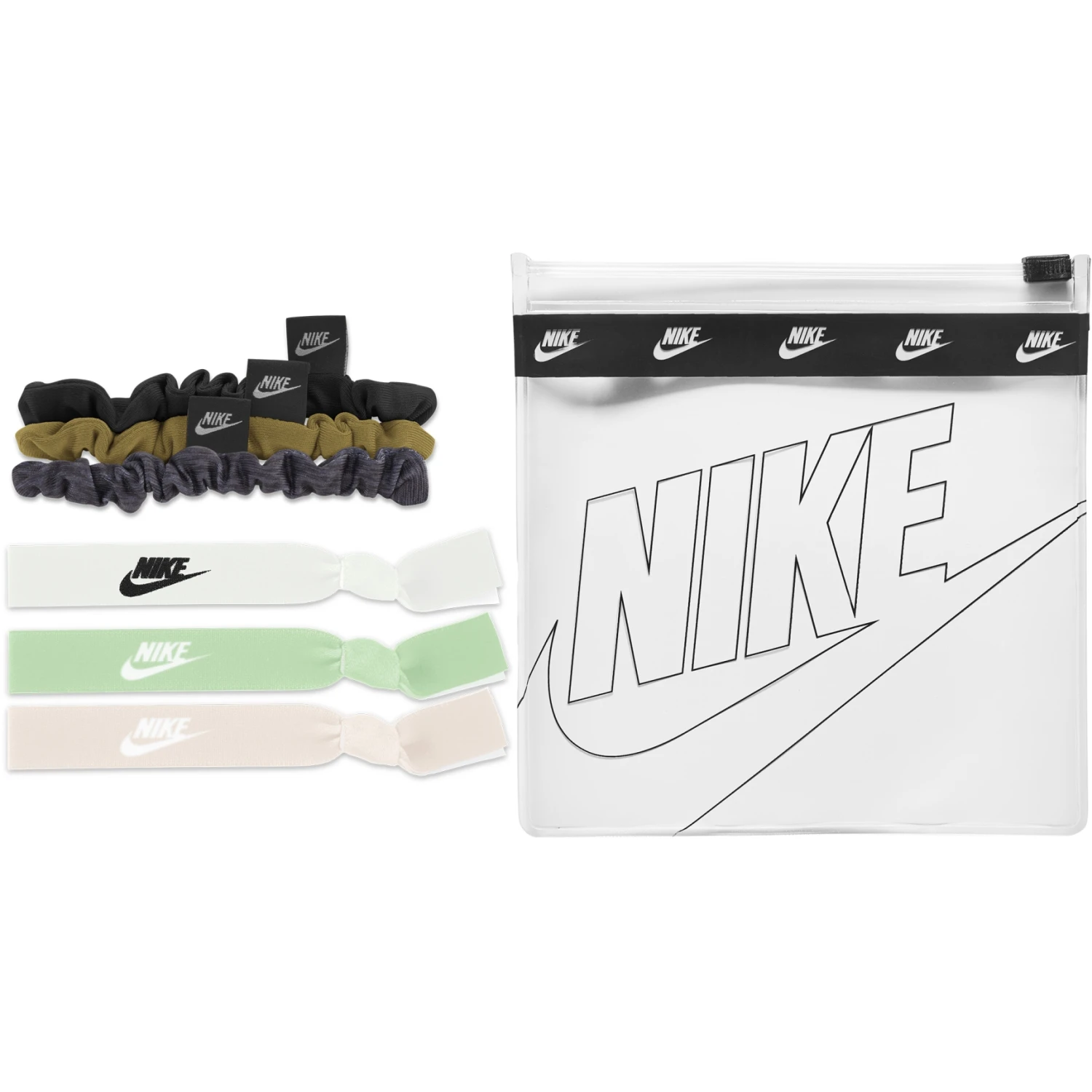 Nike Mixed Haarband - Set Van 6 Met Tas - Black/bronzine/heather Grey 041 3 Nike Mixed Haarband - Set Van 6 Met Tas - Black/bronzine/heather Grey 041