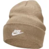 Nike Peak Tall Cuff Futura Beanie - Khaki/wit FB6528-247 -Aanbiedingen Rijwiel Kleding Winkel nike peak tall cuff futura beanie khaki white fb6528 247 1 1566999