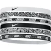 Nike Hoofdbanden Printed (Set Van 6) - Zwart/wit 010 -Aanbiedingen Rijwiel Kleding Winkel nike printed headbands 6 pieces black white 010 855099