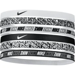 Nike Hoofdbanden Printed (Set Van 6) - Zwart/wit 010