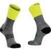 Northwave Extreme Pro High Sokken - Grey Melange/yellow Fluo 97 -Aanbiedingen Rijwiel Kleding Winkel northwave extreme pro high socks gray melange yellow fluo1 1038387