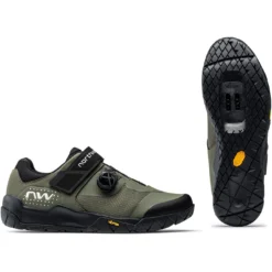 Northwave Overland Plus All Terrain Schoenen - Dark Green 64 -Aanbiedingen Rijwiel Kleding Winkel northwave overland plus all terrain shoes dark green 64 3 1312668