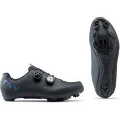 Northwave Rebel 3 MTB Schoenen - Zwart/iridescent 16 -Aanbiedingen Rijwiel Kleding Winkel northwave rebel 3 bike shoes black iridescent 16 2 1191570
