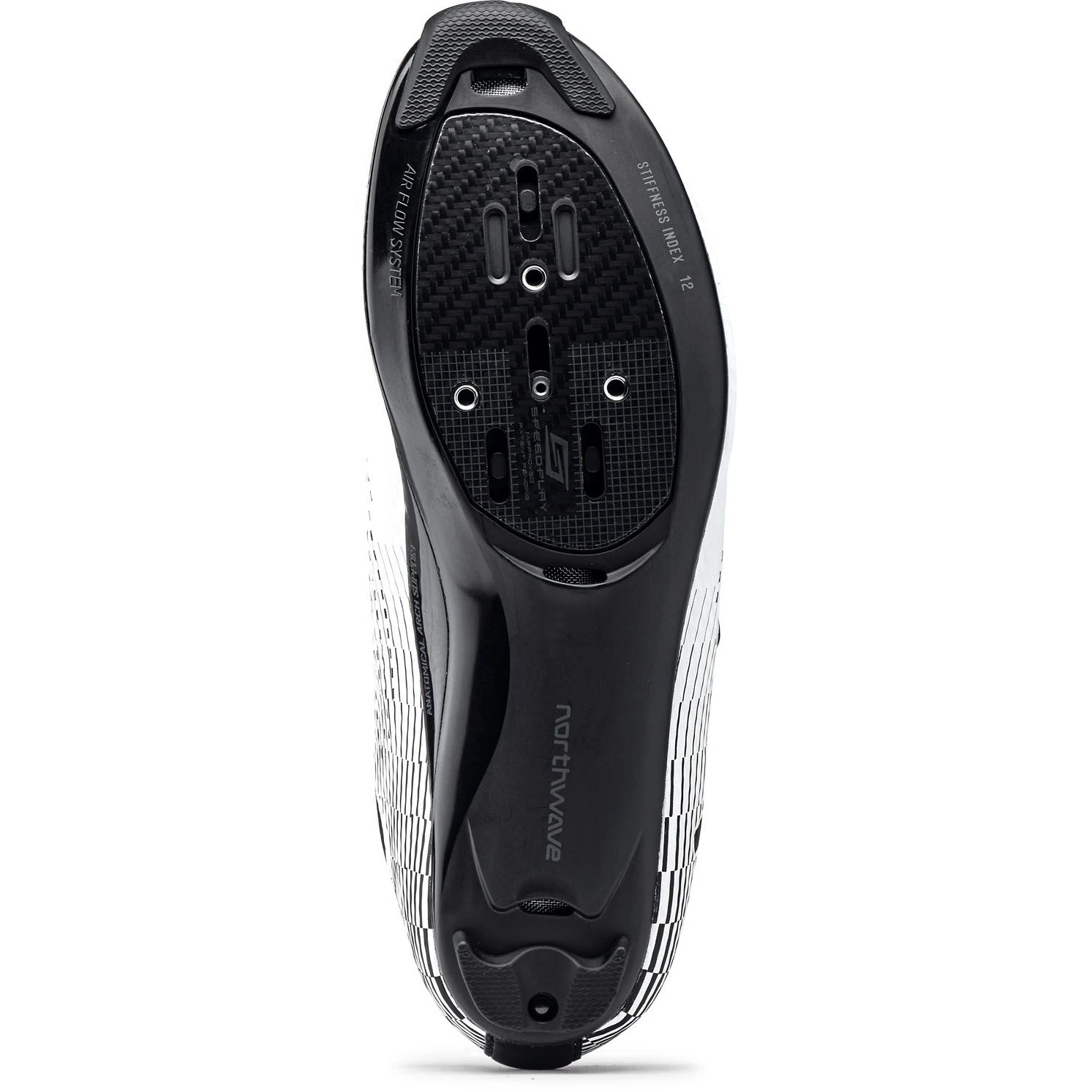 Northwave Storm Carbon 2 Racefietsschoenen - Wit/zwart 51 5 Northwave Storm Carbon 2 Racefietsschoenen - Wit/zwart 51 - Afbeelding 3