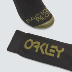 Oakley Factory Pilot MTB Sokken - Zwart/New Dark Brush -Aanbiedingen Rijwiel Kleding Winkel oakley factory pilot mtb socks black new dark brush 1 1486292