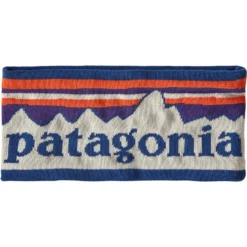 Patagonia Powder Town Hoofdband - Fitz Roy Sunrise Knit: Birch White