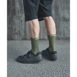 POC Lithe MTB Sock Mid - 1815 Aragonite Brown -Aanbiedingen Rijwiel Kleding Winkel poc lithe mtb sock mid 1460 epidote green 5 1263563