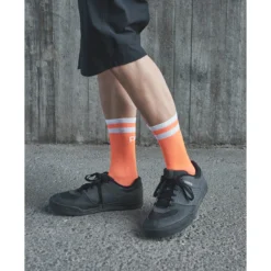 POC Lure MTB Sock Long - 1457 Dioptase Blue/uranium Black -Aanbiedingen Rijwiel Kleding Winkel poc lure mtb sock long 8040 zink orange hydrogen white 2 1262485