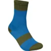 POC Youth's Essential MTB Sock - 8530 Natrium Blue/Epidote Green -Aanbiedingen Rijwiel Kleding Winkel poc youths essential mtb sock 8530 natrium blue epidote green 1 1367742