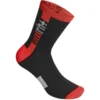 Rh+ Logo Merino Fietssokken 15 - Zwart/Wit/Red Code -Aanbiedingen Rijwiel Kleding Winkel rh logo merino sock 15cm 2 1064721