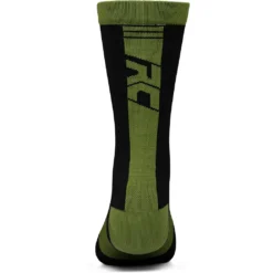 Ride Concepts Mullet Merino Socks - Black/Olive -Aanbiedingen Rijwiel Kleding Winkel ride concepts mullet merino socks black olive 2 1125402